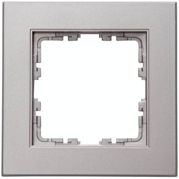 Kopp Kopp 402147002 Abdeckrahmen 1-fach HK07 stahlfarben