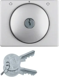 Berker Zentralstück m Schloss für Jalousie K.5 aluminium 1079710300
