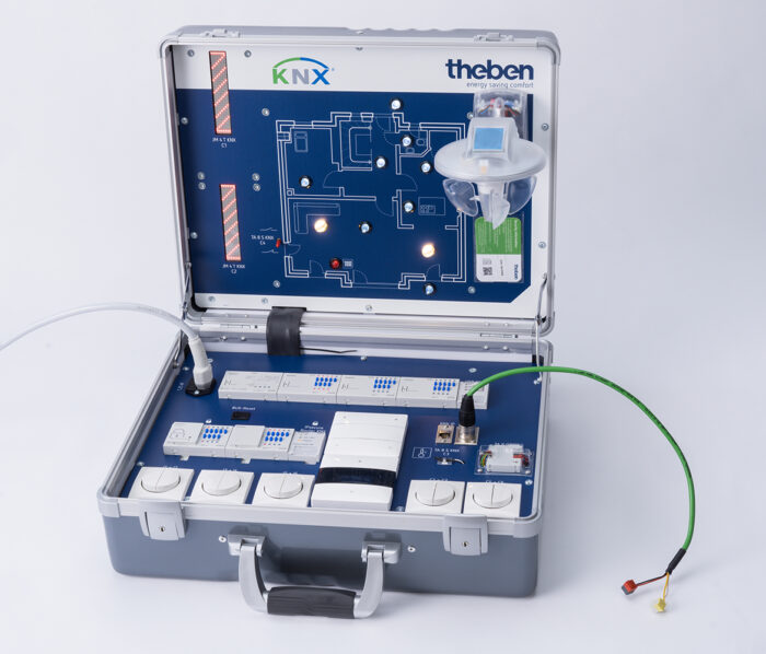 Theben Ausbildungskoffer KNX m.12 KNX-Geräten Schulungs/Übungszw 9070277 – Bild 1