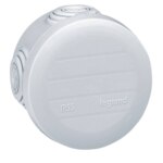 Legrand 092001 Plexo Abzweigdose rund D:60 Tiefe:40mm IP55 4Membrane RAL7035