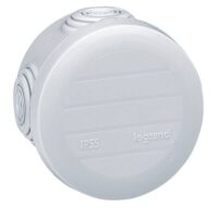 Legrand 092001 Plexo Abzweigdose rund D:60 Tiefe:40mm IP55 4Membrane RAL7035