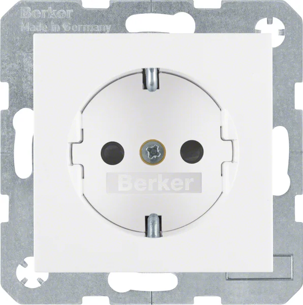 Berker Berker Schuko-Steckdose pws matt 47231909