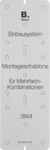 Berker EB-Montageschablone 91844