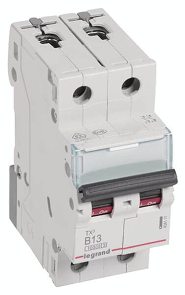 Legrand Legrand 404111 TX3 LS-Schalter B 13A 2-polig 10kA 400VAC 2TE