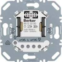 Berker Universal-Schalteinsatz 2-fach 85122200