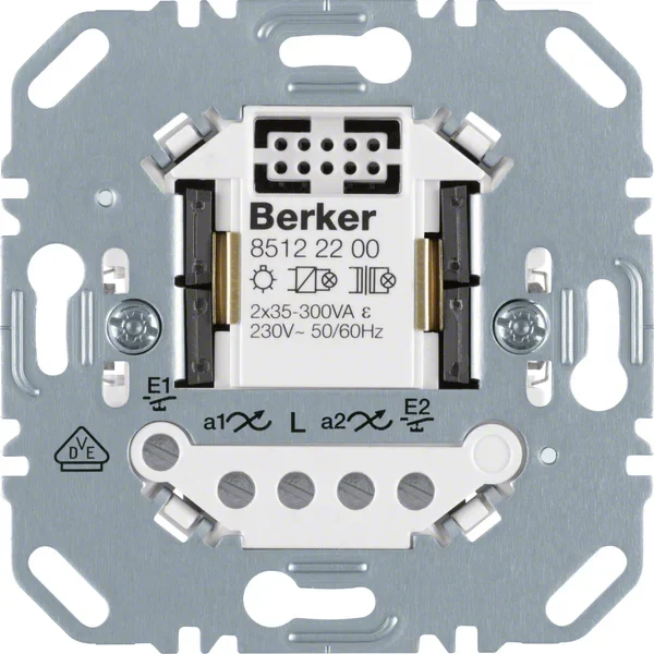 Berker Berker Universal-Schalteinsatz 2-fach 85122200
