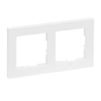 Legrand 765182 SEANO+2-fach Rahmen in der Farbausführung Ultraweiß