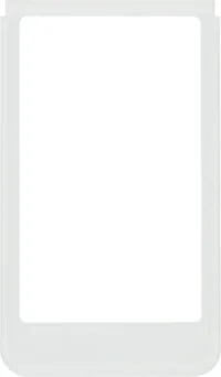 Berker Rahmen abgerundet pws Glas, grau. Ausführung 13202109