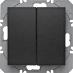 Berker KNX-Funk Wandsender 2-fach anthrazit matt 85656285