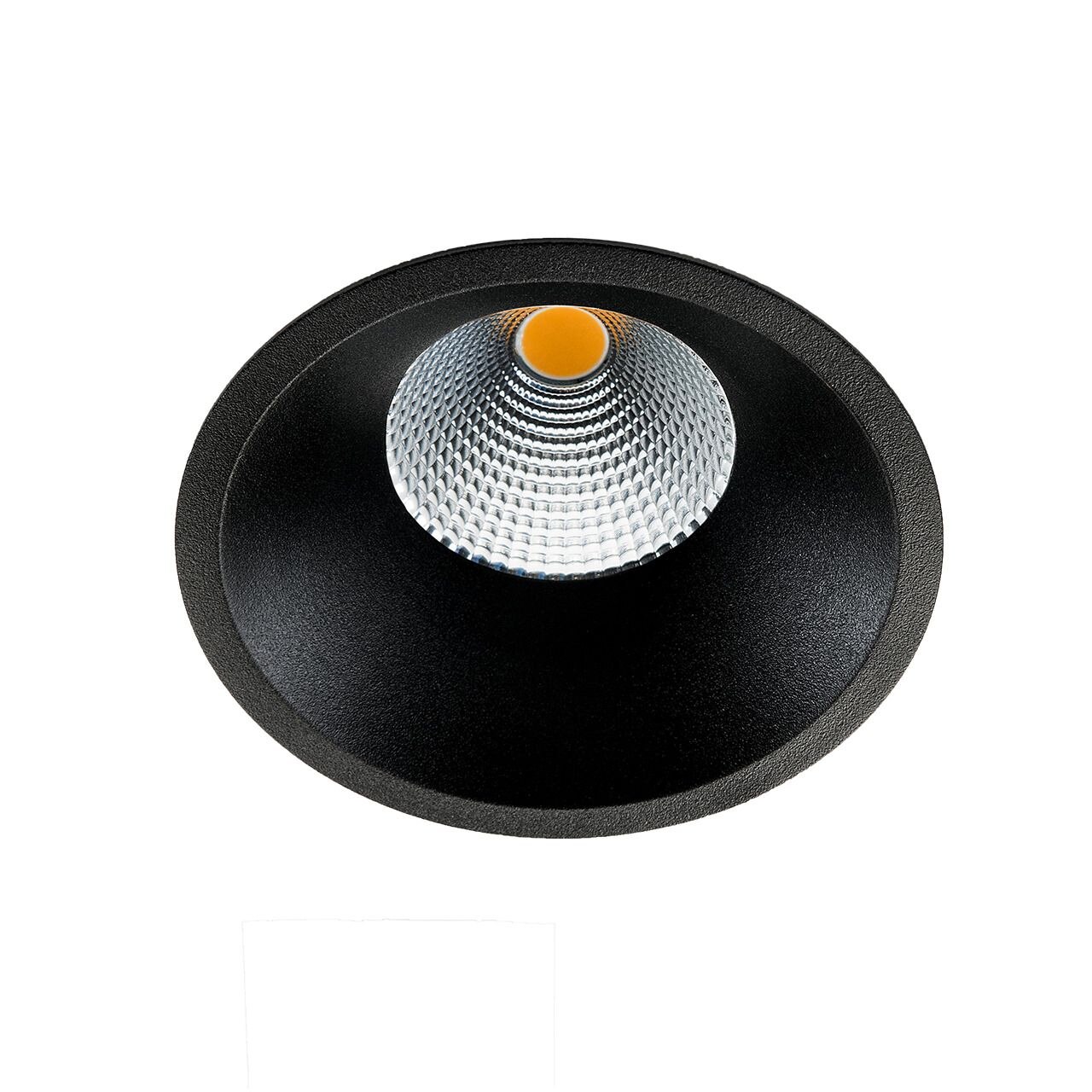 SG Leuchten SG LEUCHTEN LED-Einbaustrahler 9W Konverter 903243 dimmbar 1LED schwarz 3000K weiß 760lm schwarz matt
