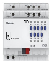 Theben Heizungsaktor 6-fach, ohne Erweiter. HM 6 T KNX