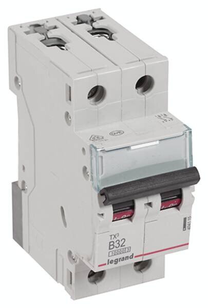Legrand Legrand 404115 TX3 LS-Schalter B 32A 2-polig 10kA 400VAC 2TE