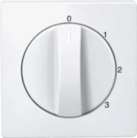 Merten Zentralplatte aluminium f.Dreistufendrehsch. 437360