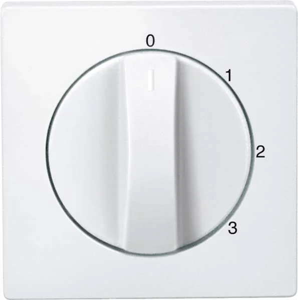 Merten Merten Zentralplatte aluminium für Dreistufendrehsch. 437360
