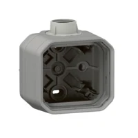 Legrand 069652L Plexo New 1-fach Gehäuse mit Kabeleinführung PG 16 in der Grau