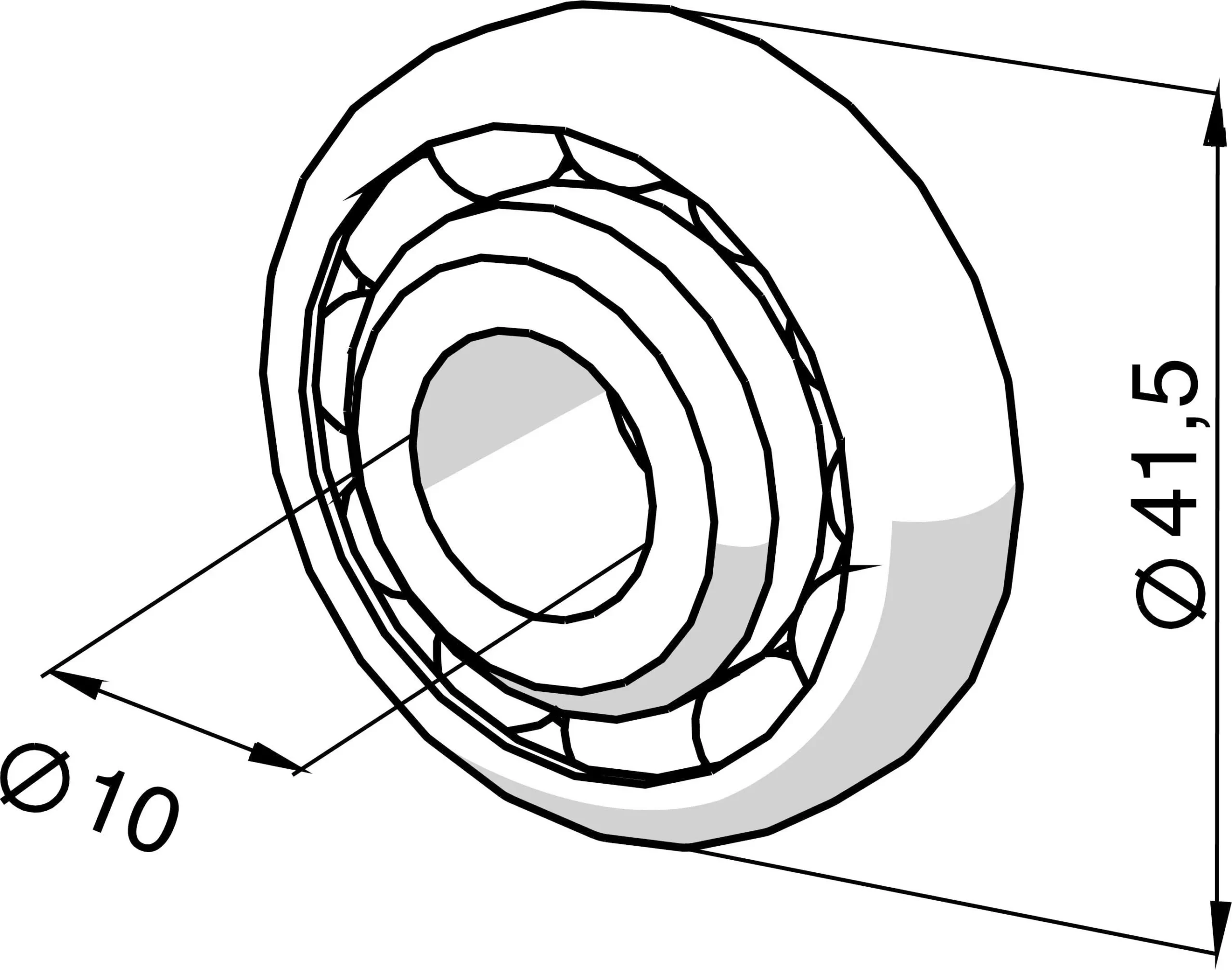 Somfy Somfy Kugellager 10mm 9701519