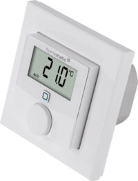 Homematic IP Smart Home Wandthermostat mit Schaltausgang HmIP-BWTH24 – für Markenschalter, 24 V