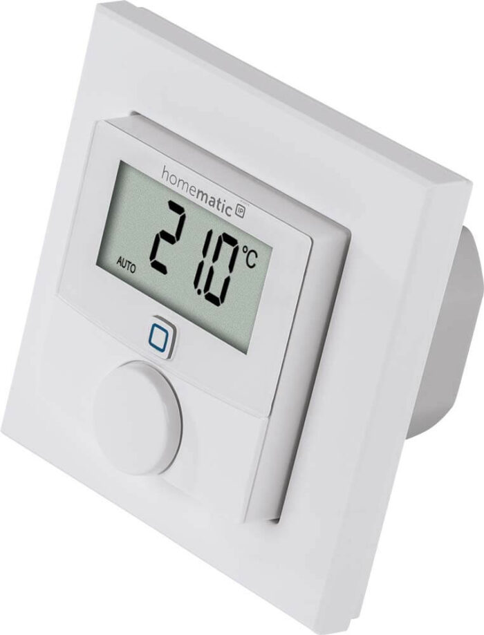 Homematic IP Smart Home Wandthermostat mit Schaltausgang HmIP-BWTH24 – für Markenschalter, 24 V – Bild 1
