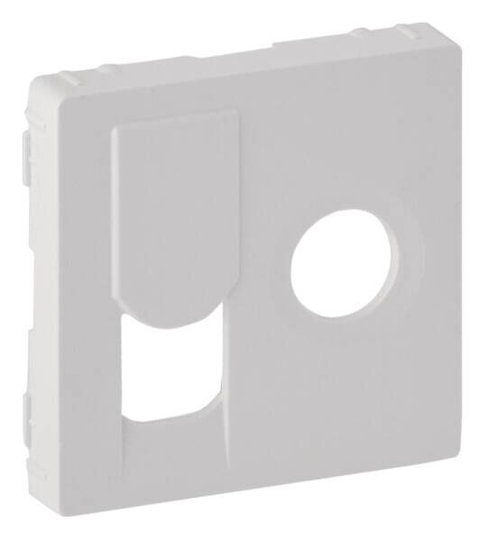 Legrand Legrand 754830 Abdeckung für TV+RJ45 Einsatz Kategorie6 UTP Valena Life ultraweiß