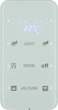 Berker Touchsensor 3-fach Glas polarweiß 75643160