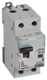 Legrand 411285 DX3 Fi/LS-Schalter B 6A 1P+N 10kA 30mA Typ A 230VAC 2TE