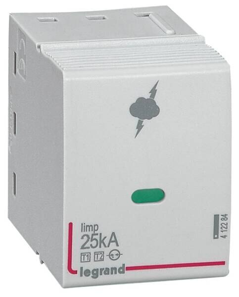 Legrand Legrand 412284 Plug-in Schutzmodul für Kombiableiter Typ 1+2 Iimp 25kA