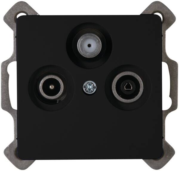 Kopp Kopp 921450085 PARIS Antennensteckdose TV/RF/SAT mattschwarz