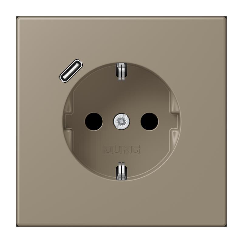 Jung Jung LC1520-18C242 SCHUKO-Steckdose mit USB Typ C LC32141