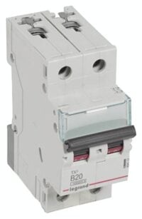 Legrand 404113 TX3 LS-Schalter B 20A 2-polig 10kA 400VAC 2TE