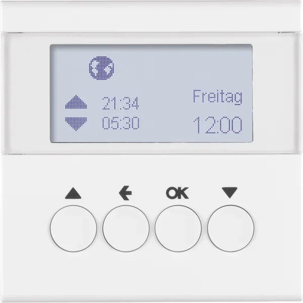 Berker Berker Jalousie-Schaltuhr polarweiß glänzend 85741189