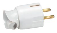 Bild vom Produkt: Legrand 050172 Stecker 360° drehbare Einführung weiß
