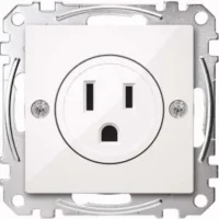 Merten Steckdosen-Einsatz pws/gl USA 15A MEG2151-0319