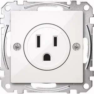 Merten Steckdosen-Einsatz pws/gl USA 15A MEG2151-0319