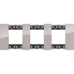 BTicino KA4802M3DM LivingNow Abdeck- rahmen 3x2-modulig in Farbausführung Aura