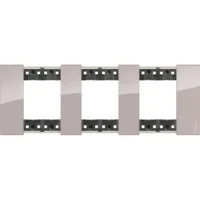 BTicino KA4802M3DM LivingNow Abdeck- rahmen 3x2-modulig in Farbausführung Aura