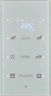 Berker Glas-Sensor mit Raumtemperatur. 75643134