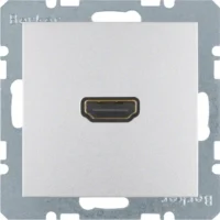 Berker Steckdose High Definition aluminium matt 3315421404