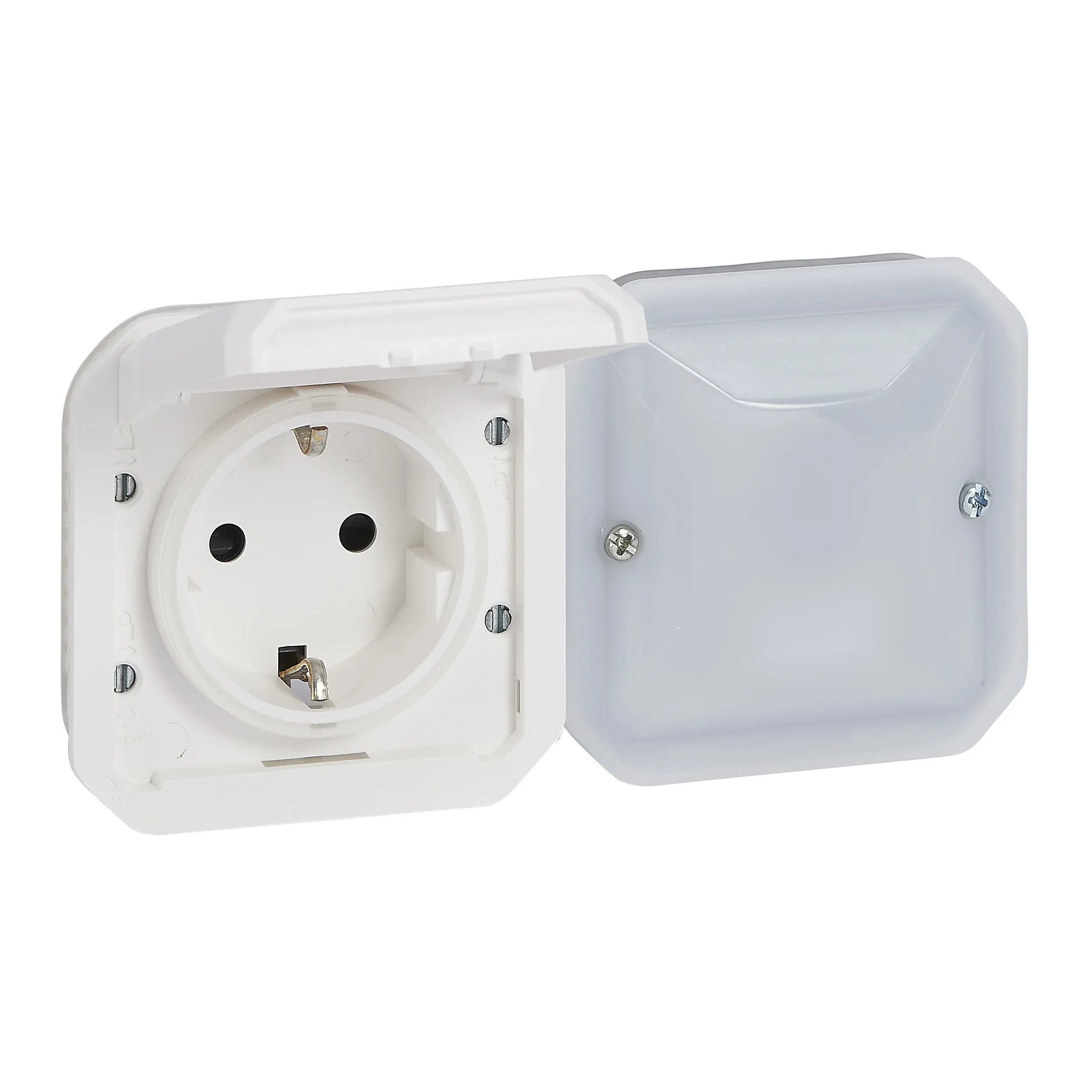 Legrand Legrand 069887L PlexoNew with Netatmo Einsatz Schutzkontakt-Steckdose IP44,