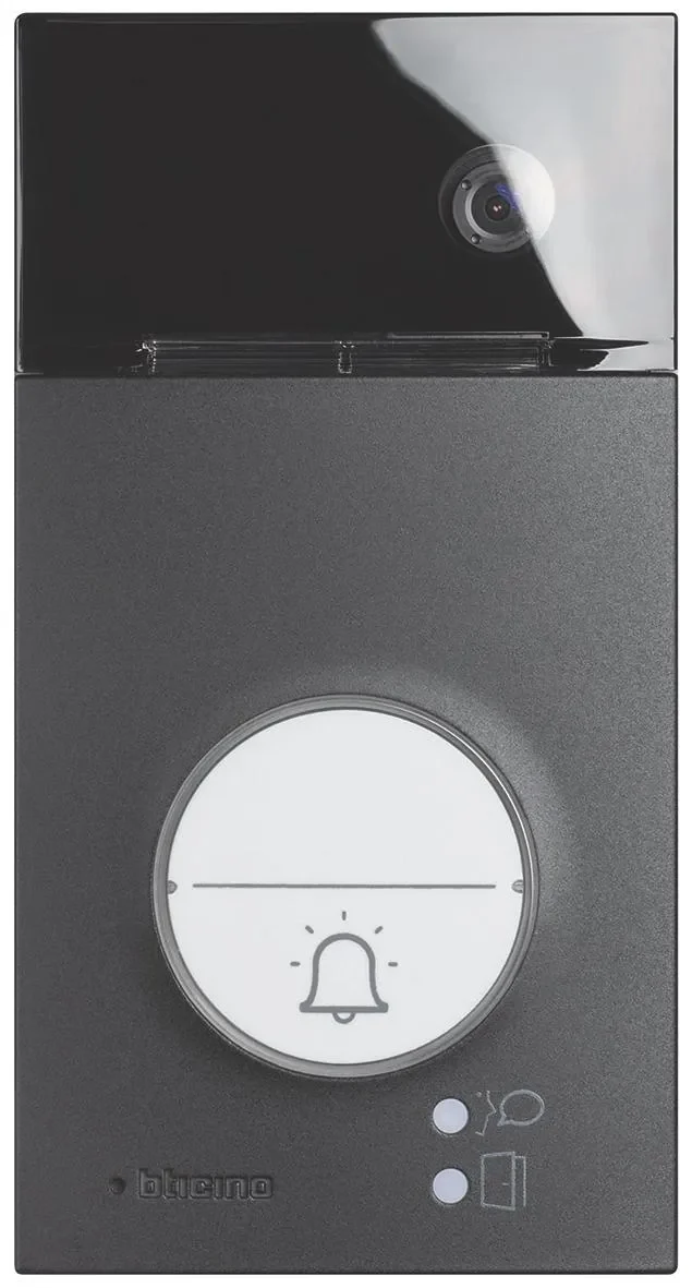 Legrand BTicino 343093 Aufputz Türstation LINEA3000 Video Black mit Transponderleser
