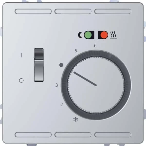 Merten Merten Fußbodentemperaturregler 230V Schalt Edelstahl MEG5764-6036