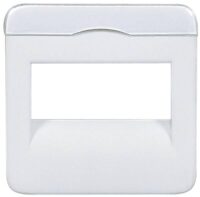 Legrand 776075 Abdeckung VDI 30° flach Beschriftungsträger Creo mandelweiß