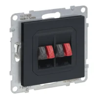 Legrand 765477 SEANO Lautsprecher-Anschluss 2-fach mit Federklemmen