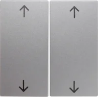 Berker Wippe aluminium matt mit Symbol Pfeile 16441404