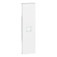 BTicino KW01X LivingNow 1M Tasten- abdeckung mit großem Beleuchtung fenster White