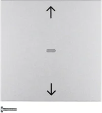 Berker Jalousie-Taste aluminium matt, lackiert 85241183