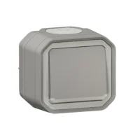 Legrand 069712L Plexo New FRAP W/m Kontroll 10 AX Steckklemme IK 08 Grau