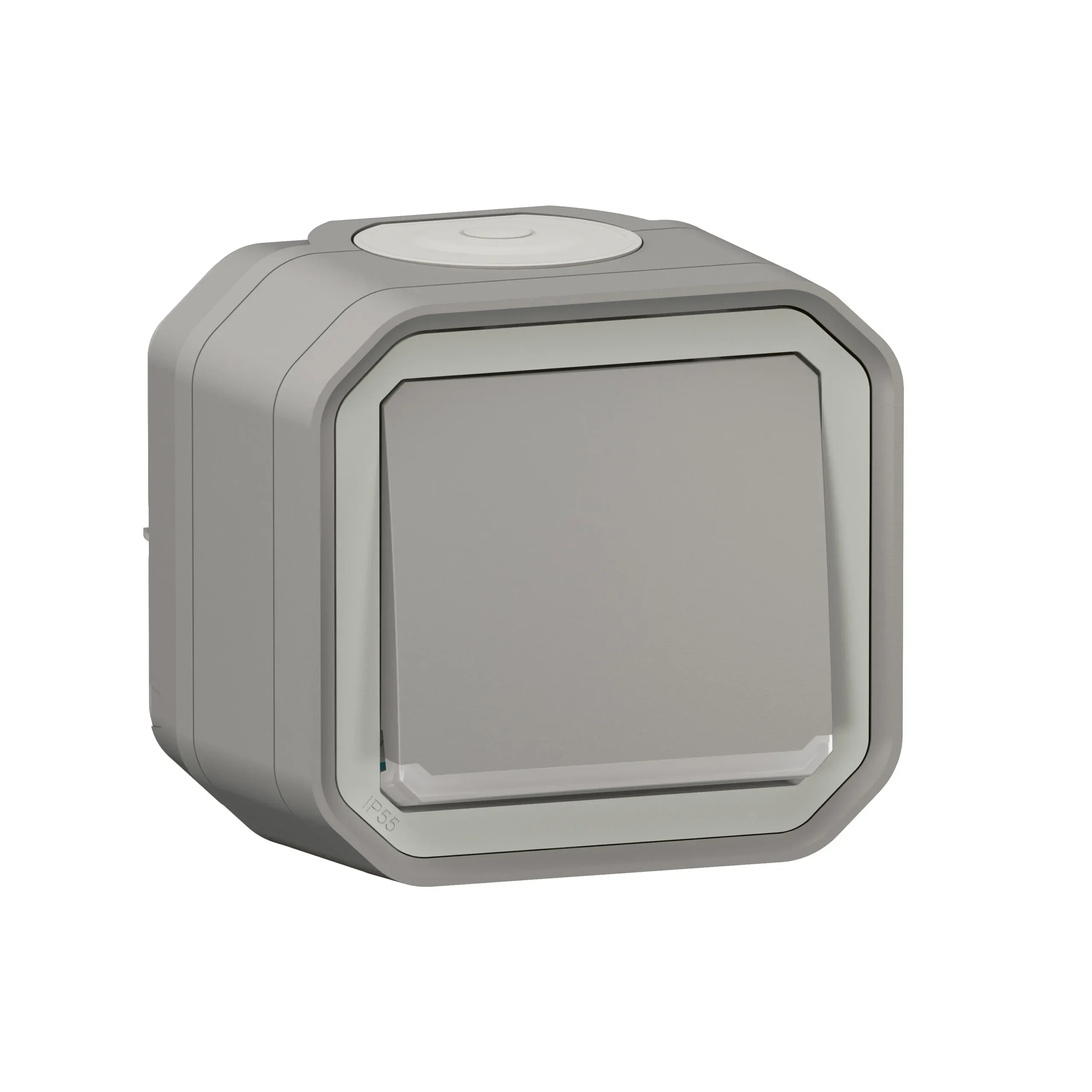 Legrand Legrand 069712L Plexo New FRAP W/m Kontroll 10 AX Steckklemme IK 08 Grau