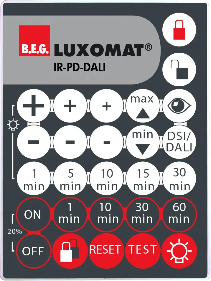 BEG Brück BEG Brück Electronic Fernbedienung IR-PD-DALI