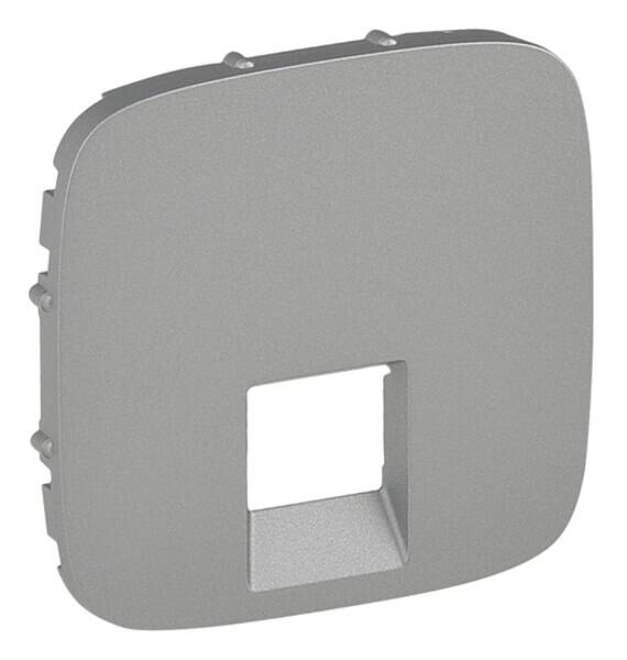 Legrand Legrand 755417 Abdeckung RJ11/RJ45 1-fach Valena Allure Aluminium