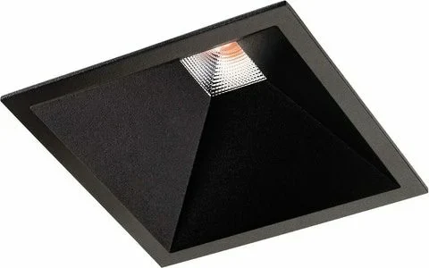 SG LEUCHTEN LED-Einbaustrahler 12W Konverter Soft Square 903251 1LED schwarz 3000K weiß schwarz
